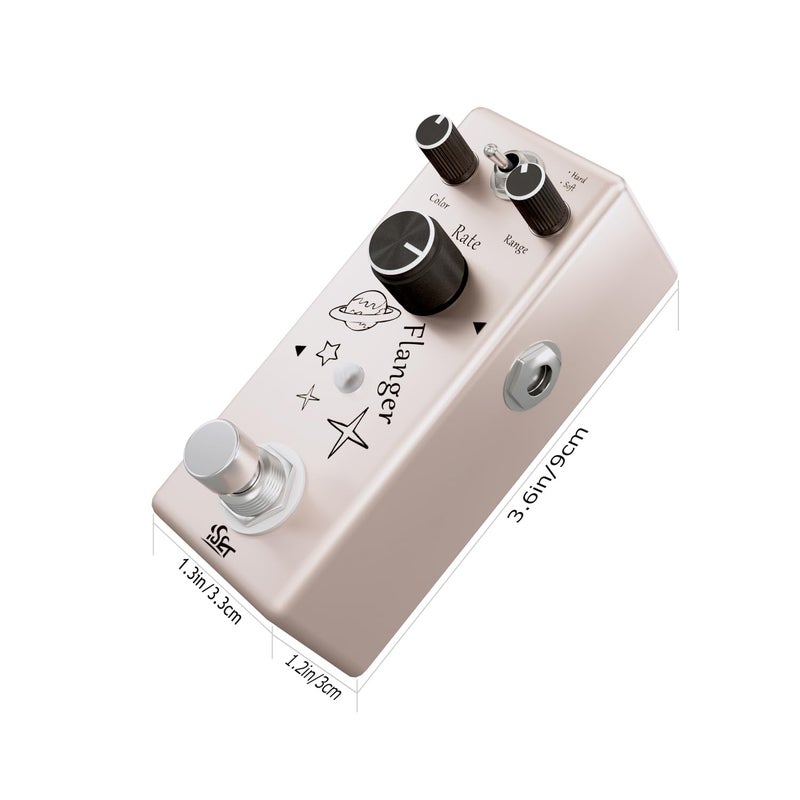 ISET Analog Flanger Pedal for Electric Guitar Bass True Bypass - Image 2